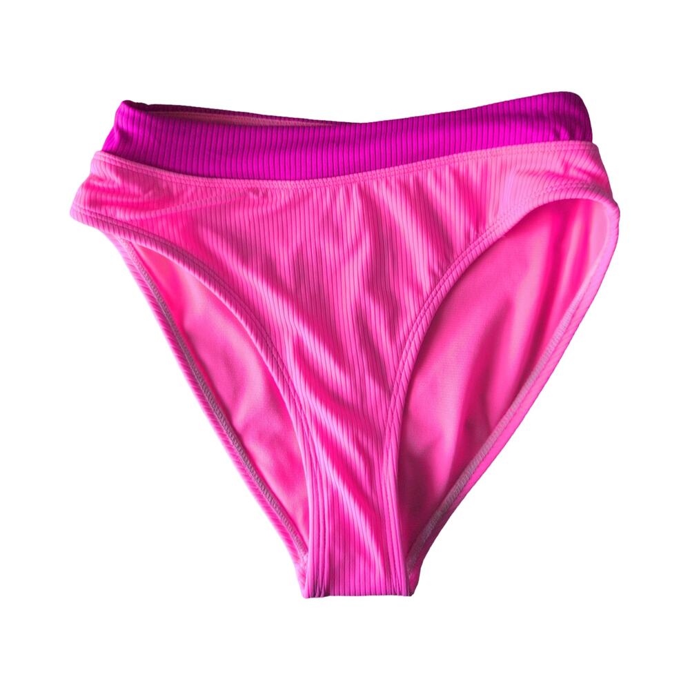 Pink two tone swim bottoms